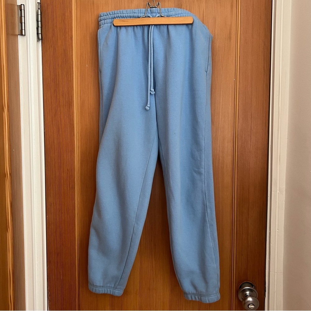 Aritzia Light Blue Jogger Sweatpants